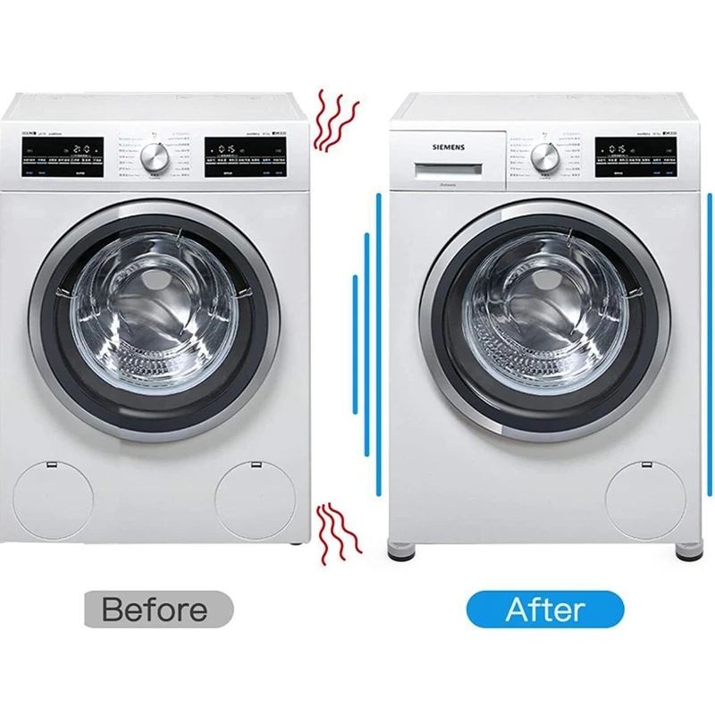 Đệm Cao Su Lót Chân Máy Giặt / Tủ Lạnh Cố Định Chống Sốc / Chống Trượt Thông Dụng