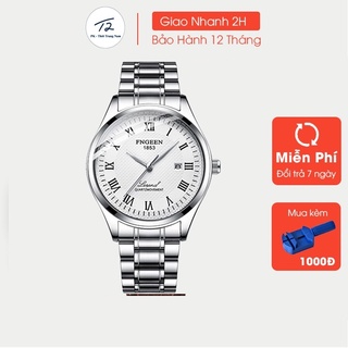Đồng Hồ Nam  FNGEEN Doanh Nhân -  Siêu Chống Nước, Mặt Vân Dây Thép Không Gỉ Cao Cấp - Bảo hành 12 tháng