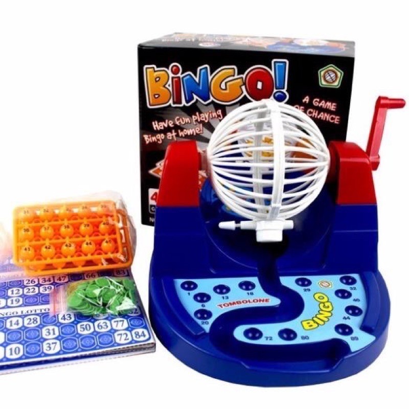 Xổ Số 💖[FREESHIP]💖Đồ chơi Lồng quay lô tô Bingo 90 số