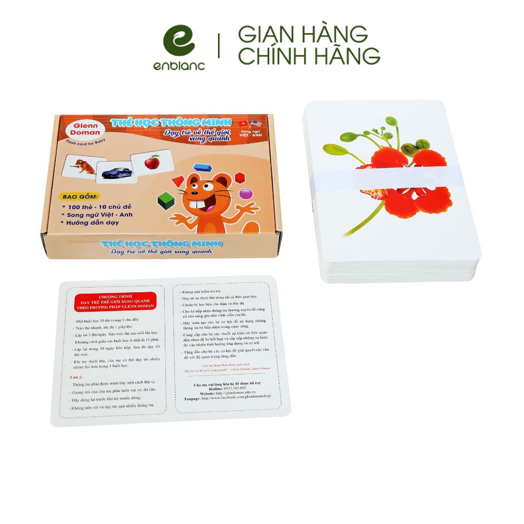 Thẻ Học Thông Minh Cho Bé, Bộ Thẻ TGXQ Cơ Bản, Bộ Flashcard 10 Chủ Đề Thế Giới Xung Quanh Cho Bé Từ 0-6 Tuổi