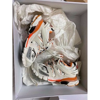 Giày thể thao sneaker trắng cam