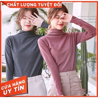 Áo Giữ Nhiệt Montie Nữ Cổ Cao Hàng Quảng Châu Đẹp
