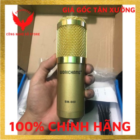 [Mã ELHACE giảm 4% đơn 300K] (Hàng có sẵn) Micro Thu Âm Woaichang BM-900