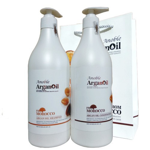 Bộ Dâu Gội-Xả Anoble Arganoil siêu mượt 800ml