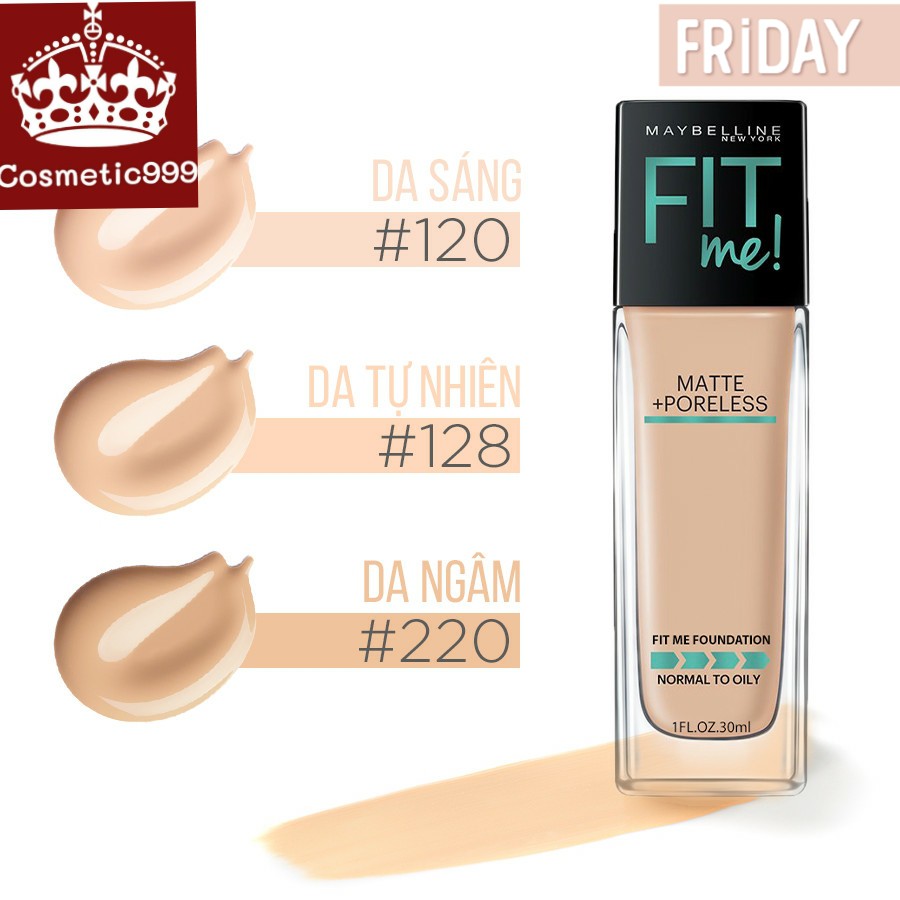 [auth 100%] kem nền fit me maybeline_ cosmetic999