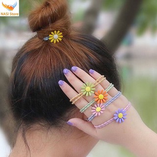 [ Deal 1K] Dây cột tóc hình hoa cúc