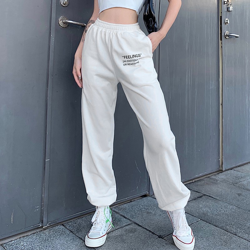 Quần Thun Thể Thao ⚡ Quần Jogger Nữ Ulzzang Hot - Chất Umi Đanh Mịn Mát - Cạp Chun Bo Gấu | BigBuy360 - bigbuy360.vn