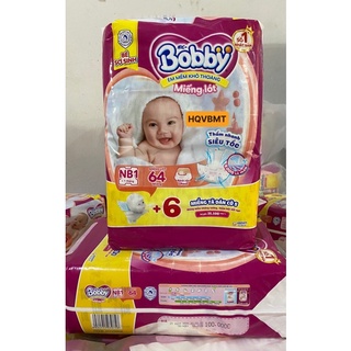 Miếng Lót Sơ Sinh Bobby Newborn 1 64 miếng