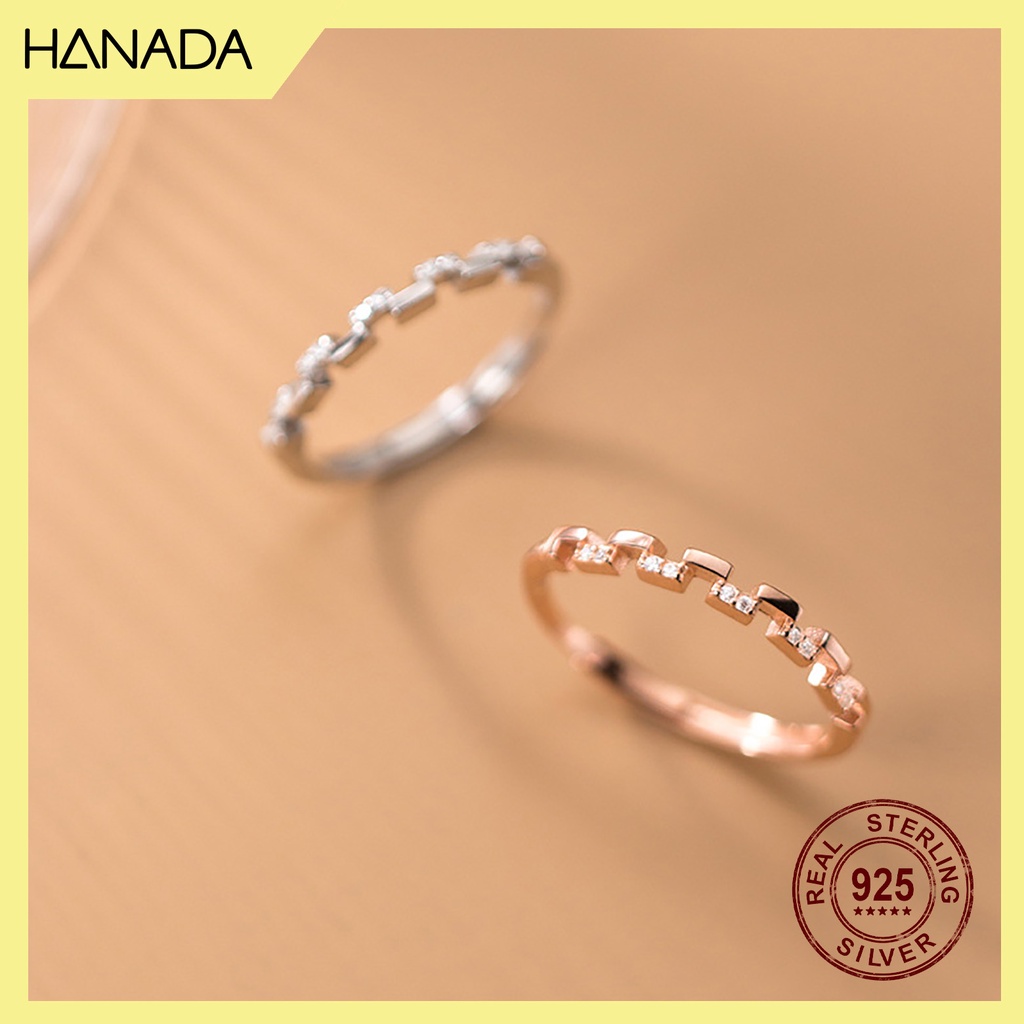 Nhẫn Bạc 925 Hanada 0066 L8