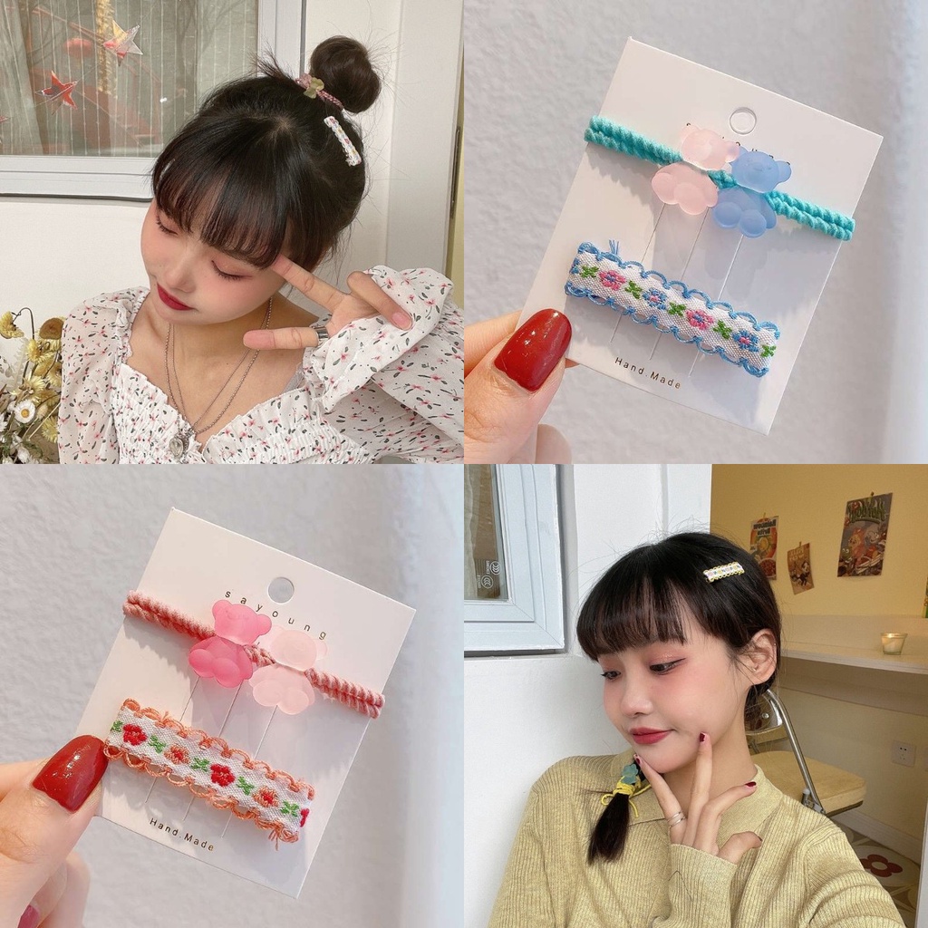 Dây Buộc Tóc Hình Chú Gấu Dễ Thương Cho Nữ