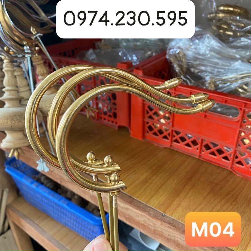 Móc đồng kiểu đa dạng cho lồng chào mào, choè than/lửa giá rẻ - Lồng Chim BTA