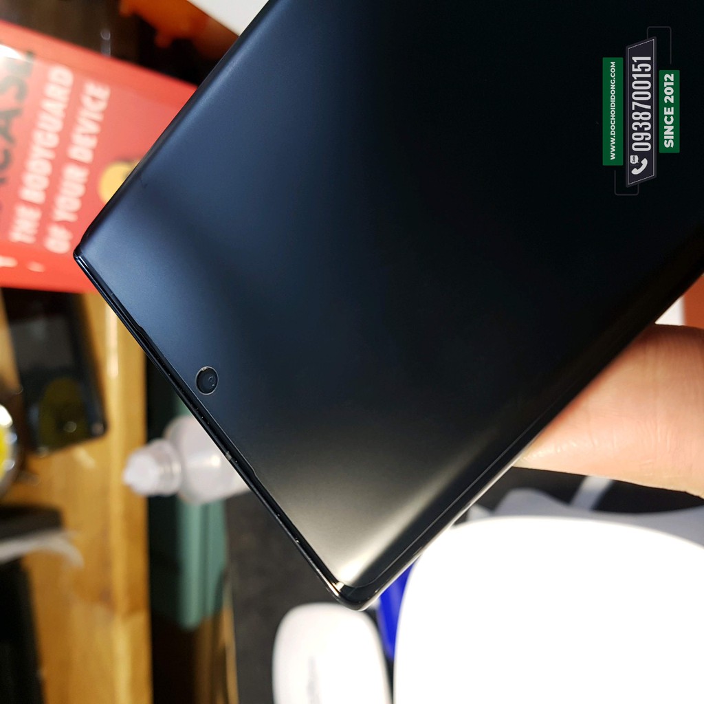 Miếng dán cường lực nhám Samsung Note 20- Note 20 Ultra Zacase Keo UV chống vân tay