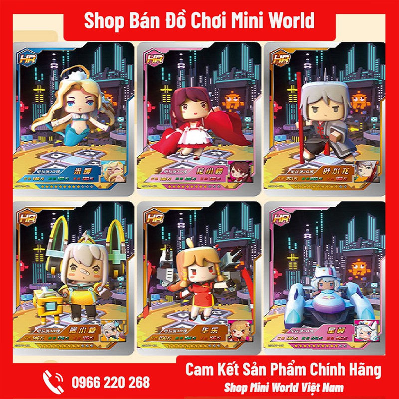 Thẻ Bài Mini World SS5 [Gửi 1 Gói Ngẫu Nhiên, 5 Thẻ Bài]