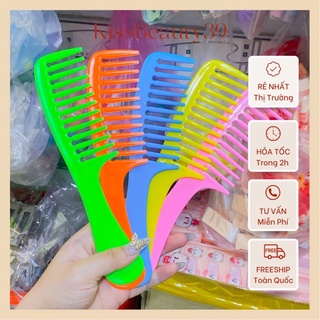 Lược răng thưa chải tóc - Gở rối - Lược nhựa
