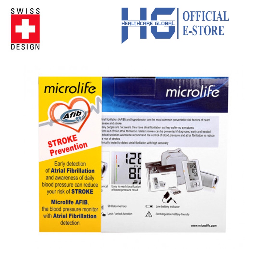 Máy Đo Huyết Áp Bắp Tay Microlife BP A6 Basic | Công Nghệ AFIB Giúp Cảnh Báo Đột Quỵ