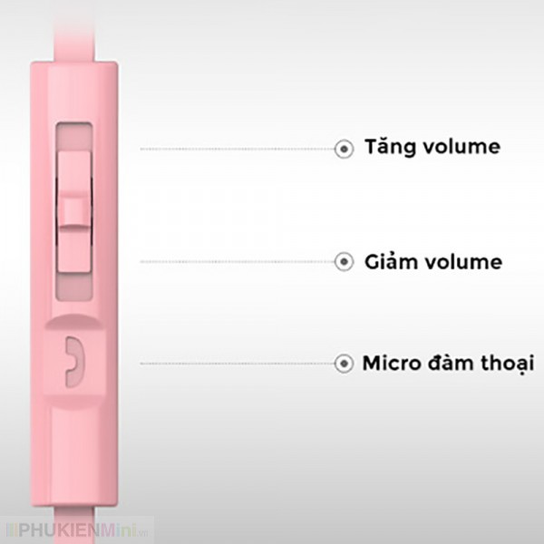Tai nghe BYZ SE387 S389 Jack 3.5 nhét không đau có micro nghe gọi, điều chỉnh volume to nhỏ