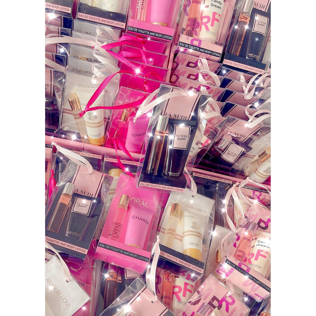 Bộ Nước Hoa 8ml + Lotion Dưỡng Thể 25ml cực thơm dai