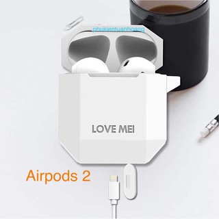 Bộ phụ kiện case chống sốc Airpod 2 /Airpods 2 bảo vệ tai nghe Apple chính hãng