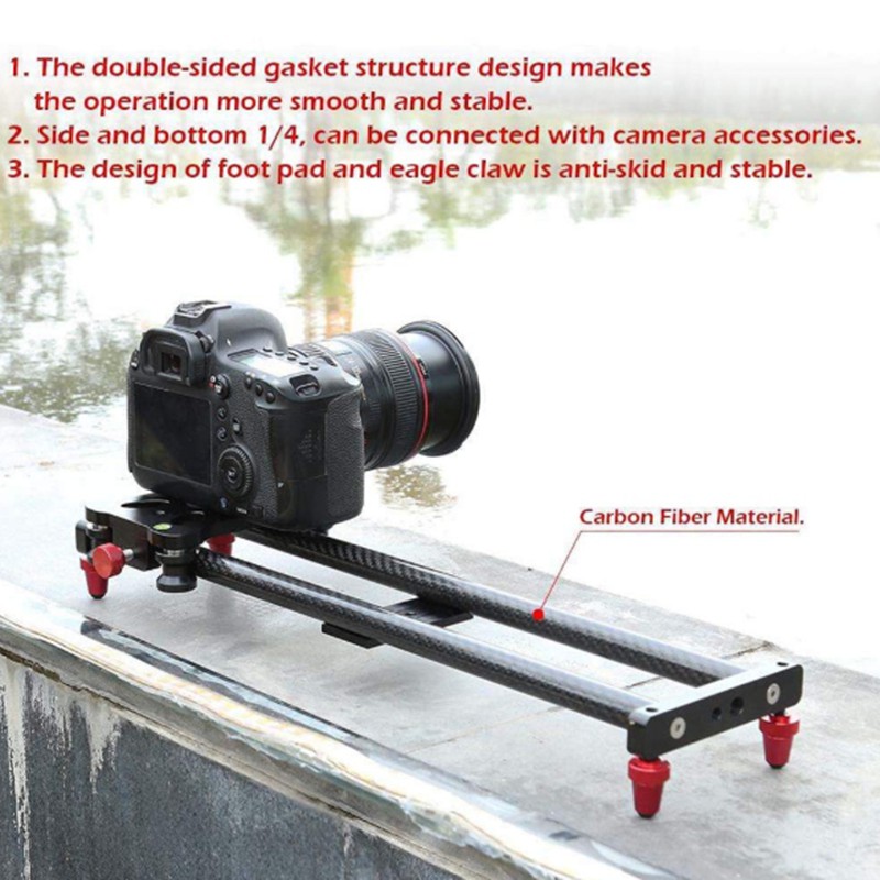 Outdoor Camera Slide Rail Single Track Pan Camera Super Smooth Portable Track