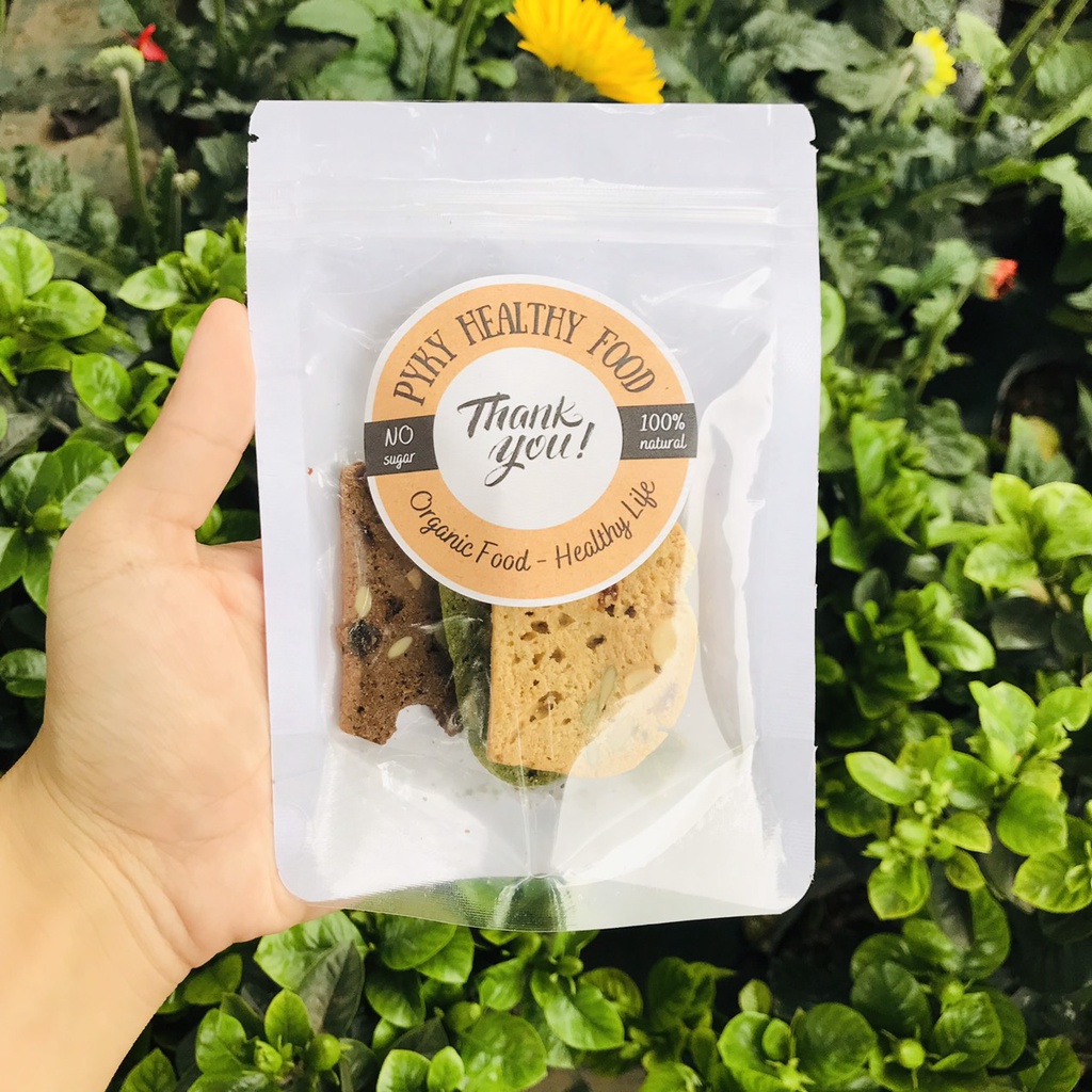 [QUÀ TẶNG] Bánh Biscotti Mixed ăn kiêng giảm cân Pyky 30g