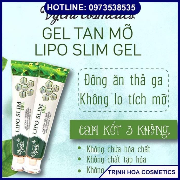 Gel tan mỡ/Kem tan mỡ - LIPO SLIM GEL VYCHI - giảm 3-5cm vòng bụng sau 1 TUẦN