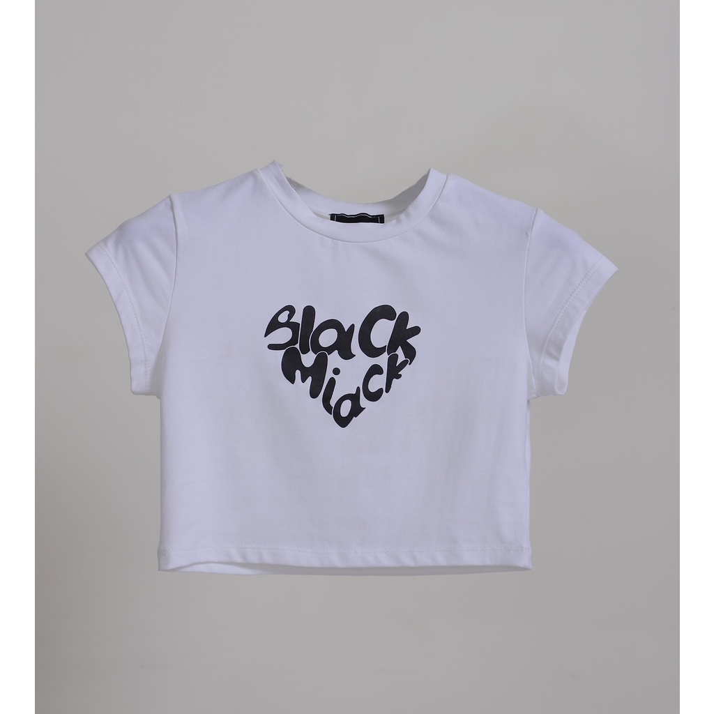Áo CROPTOP BHEART nữ THUN , nhiều màu BLACKMIACK