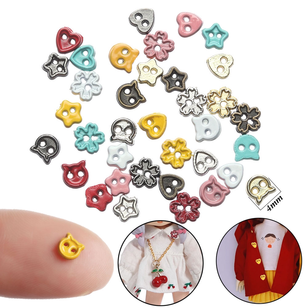 Set 20/40 Móc Khóa Búp Bê 4mm