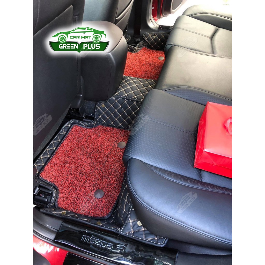 Thảm lót sàn ô tô 6D Mazda 3 2013-2019 chống nước, không mùi, phủ kín 90% sàn xe