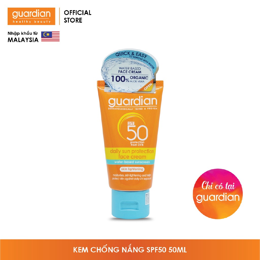 Kem chống nắng cho mặt Guardian Sun Protect Spf50 (50ml) | BigBuy360 - bigbuy360.vn