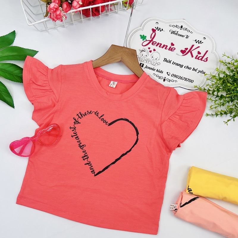 Áo bé gái, áo croptop lửng bé gái size đại JennieKids J471