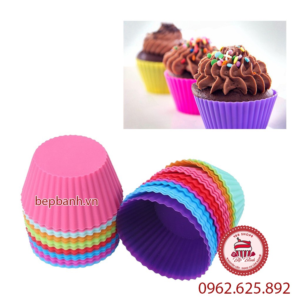 BB Shop - Khuôn Cupcake Silicon Rời - Khuôn Làm Bánh Cupcake Và Muffin