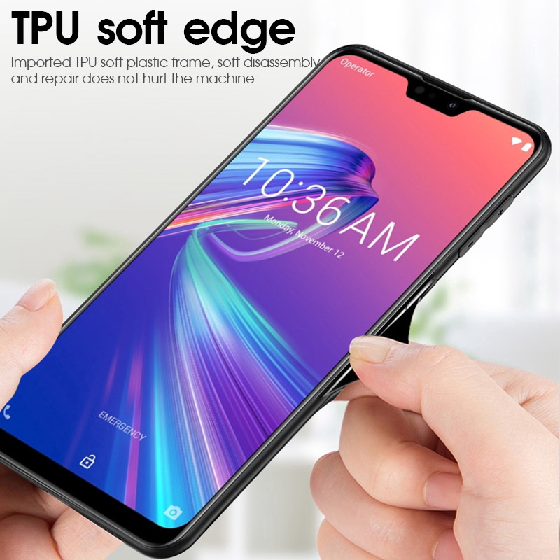 Ốp điện thoại kính cường lực màu gradient cho Asus Zenfone Max Pro M1 M2