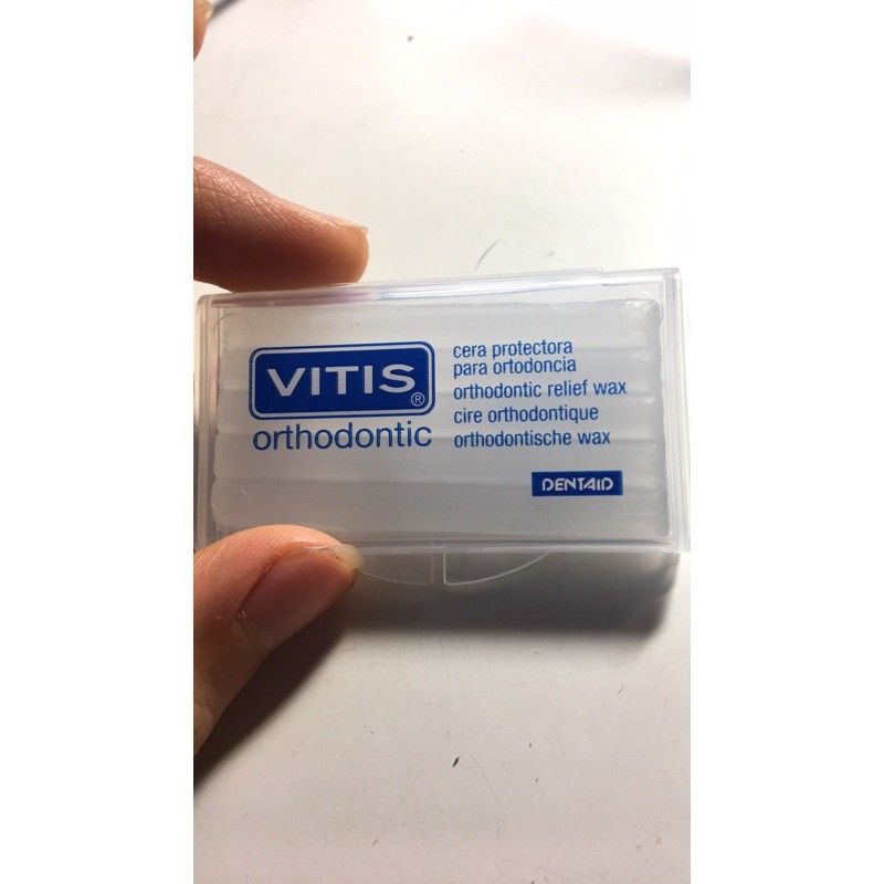 1 vĩ 2 hộp - Sáp nha khoa giảm đau khi chỉnh nha, niềng răng Vitis Orthodontic