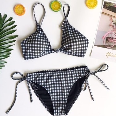 Bikini 2 Mảnh Chip 3 Màu Siêu Xinh, Áo Tắm Dáng Basic Cột Dây Sexy