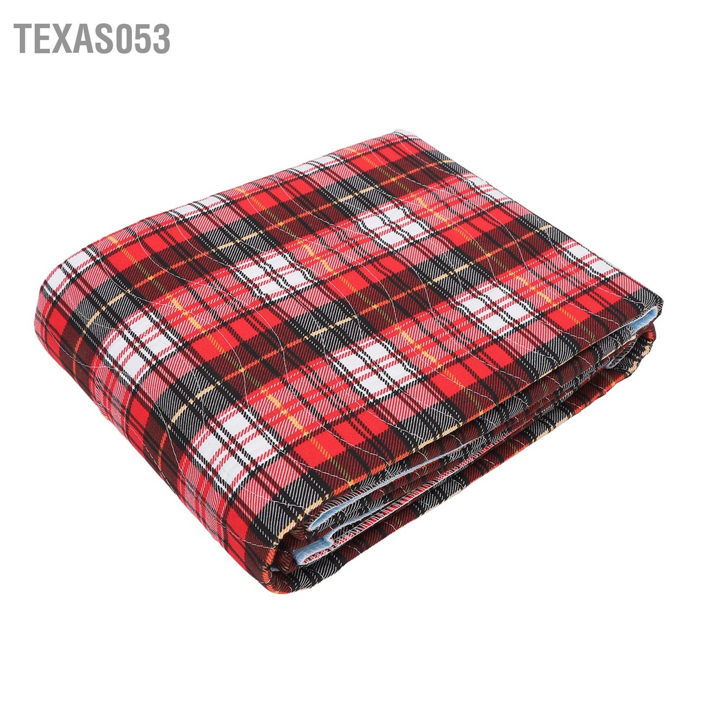 [Hàng Sẵn] Tấm lót chống thấm trên giường cotton hút nước tiểu tái sử dụng cho người già người khuyết tật【Texas053】