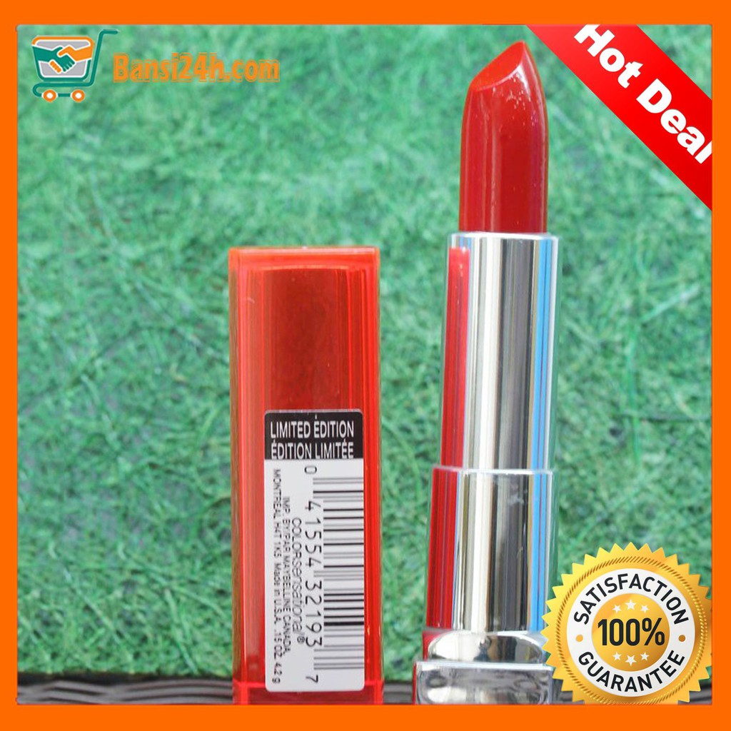 Son môi Maybelline Cream Matte Liptick 985 Infra Red - màu đỏ