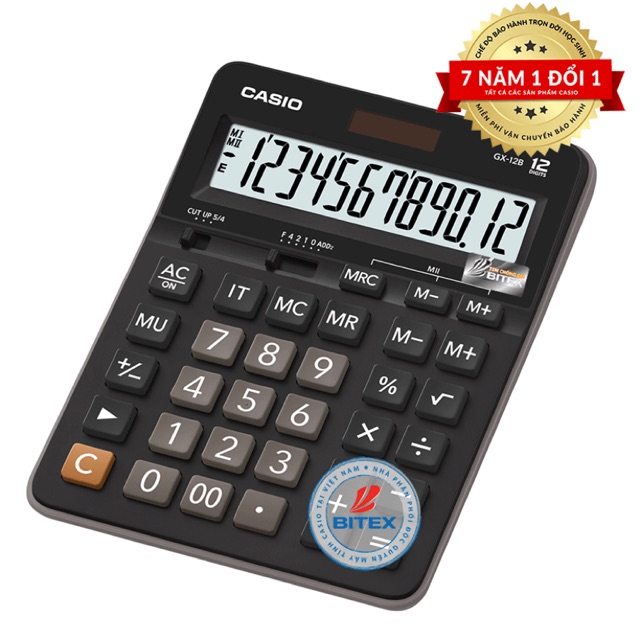 Máy Tính Casio GX12B Size Lớn