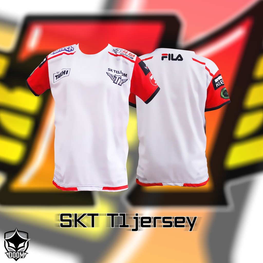 Áo thun Jersey SKT 2018 trắng
