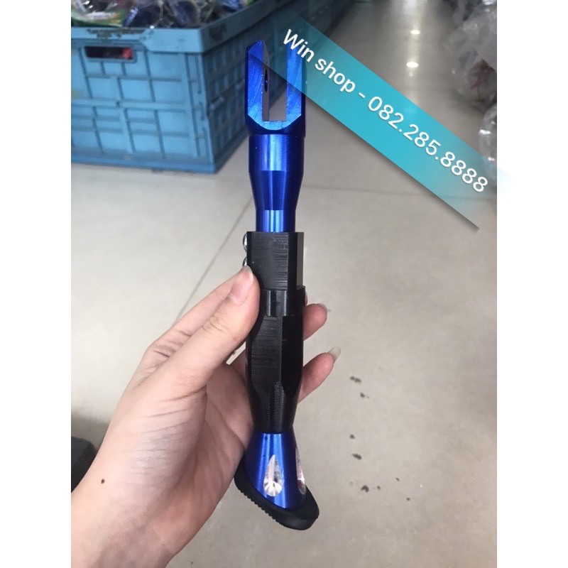 Chân chống nhôm nguyên khối CNC, phù hợp nhiều loại xe