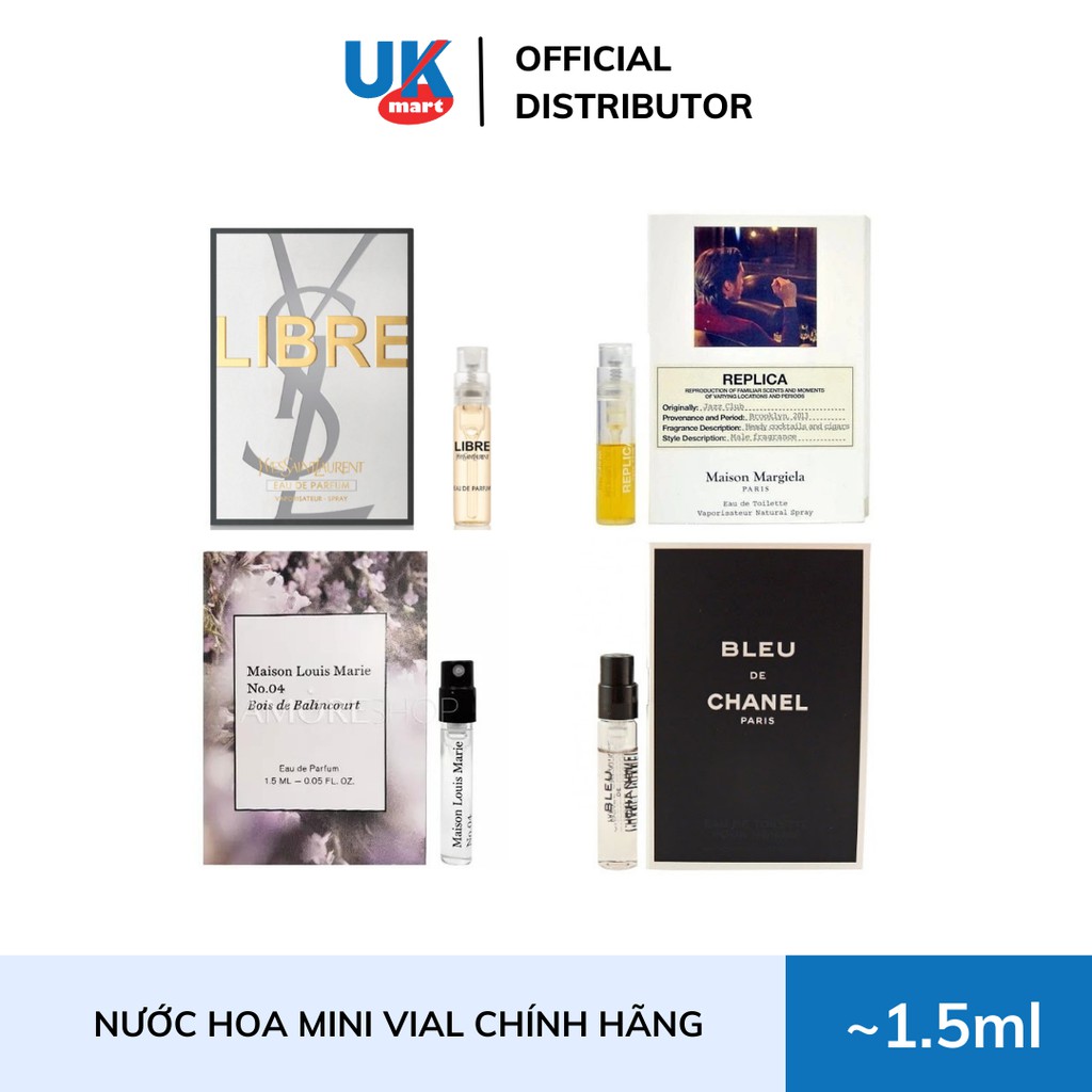 Nước Hoa Mini Vial Chính Hãng Các Loại