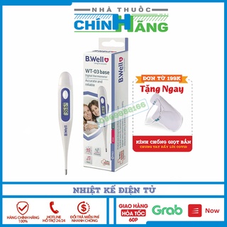 Nhiệt kế điện tử - b.well swiss wt 03 base - dạng bút, không thấm nước - bảo hành trọn đời