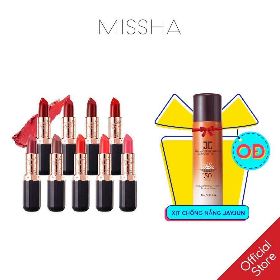 [Mã FMCGHAPPY giảm 8% đơn 250K] Son Lì Merbliss City Holic Lip Rouge - Glow No.03 3.1g