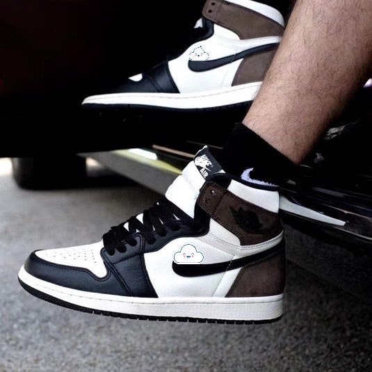 Giày thể thao Jordan 1 cao cổ nâu đen, Giày sneaker air jd1 dark mo cha nam nữ cực chất dễ phối đồ hàng Full Box