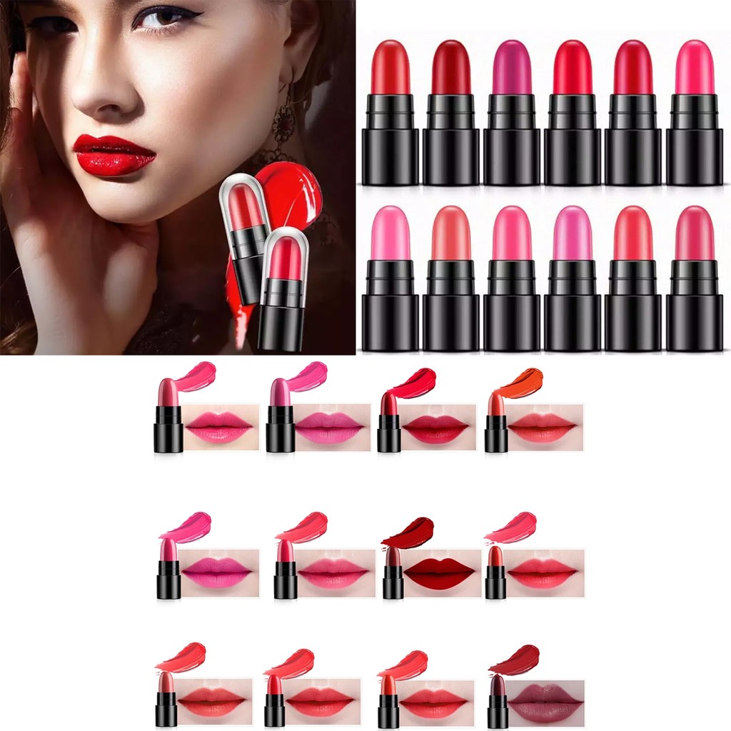 (hàng Mới Về) 1 Hộp Son Môi Bioaqua 12 Màu Mini Lâu Trôi Chống Thấm Nước | BigBuy360 - bigbuy360.vn