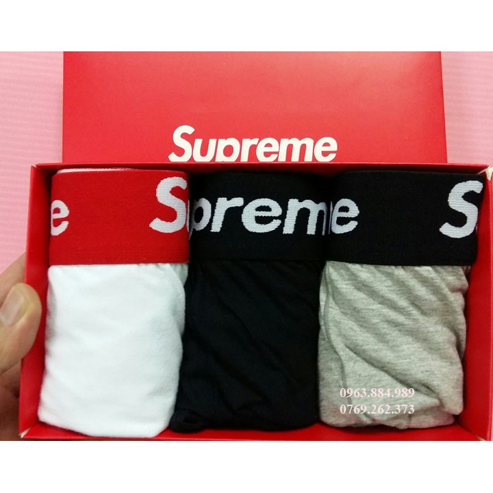 Hộp 3 quần Boxer S.01 cực đẹp, chất cotton , cạp dệt , nhiều màu, thoải mái lựa