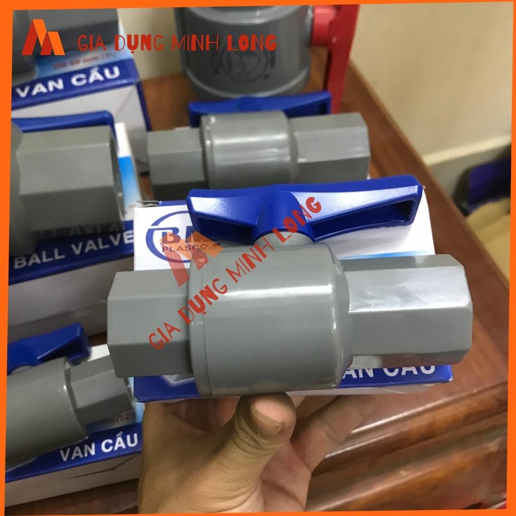 Van nhựa, van khóa nước Bình Minh PVC phi 21,27,34,42,49,60- Hàng chính hãng