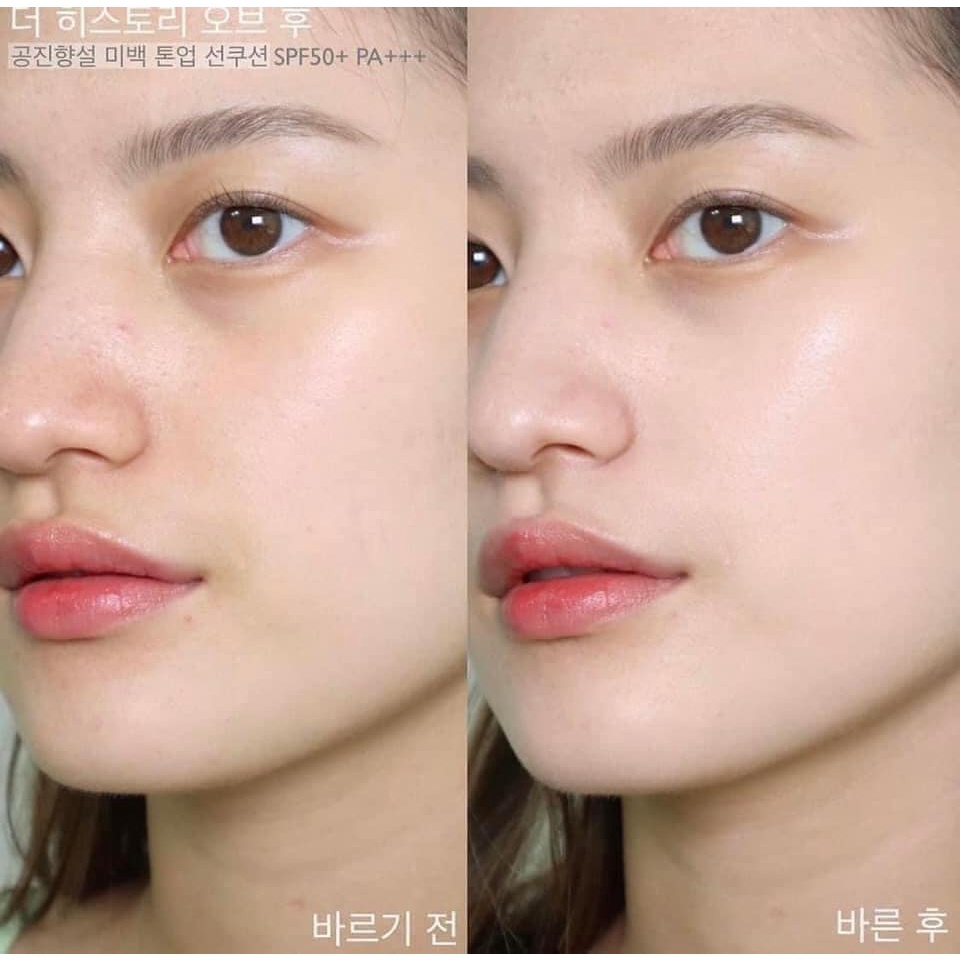 Set Phấn Nước Whoo Seol Radiant White Tone Up Sun Cushion Special Dưỡng Trắng, Cải Thiện Nếp Nhăn, Chống Lão Hóa