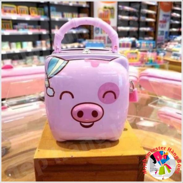 Két đựng tiền hình con heo cu te đáng yêu có khoá