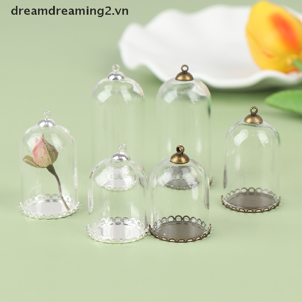 Lọ Thủy Tinh Có Nắp Trang Trí Nhà Búp Bê