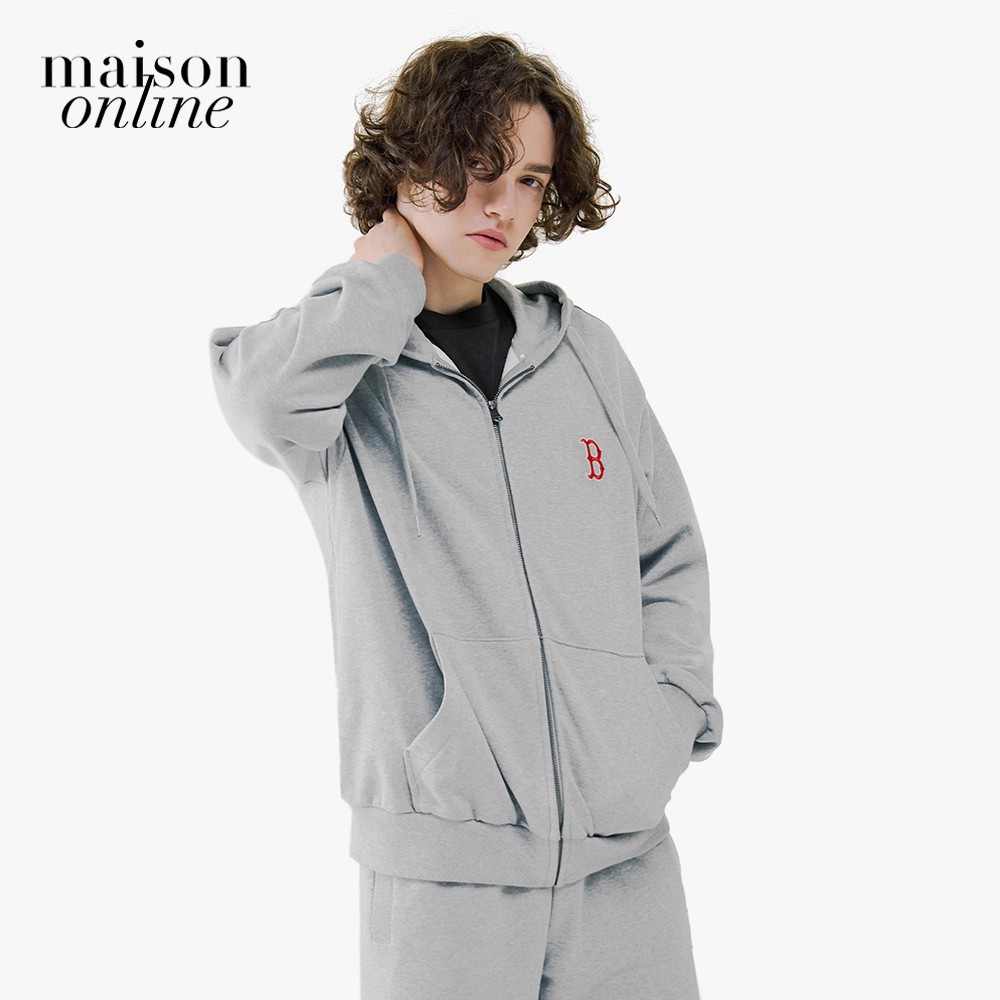 MLB - Áo hoodie phối zip hình Mickey MLB x Disney 31TRK1031-43M